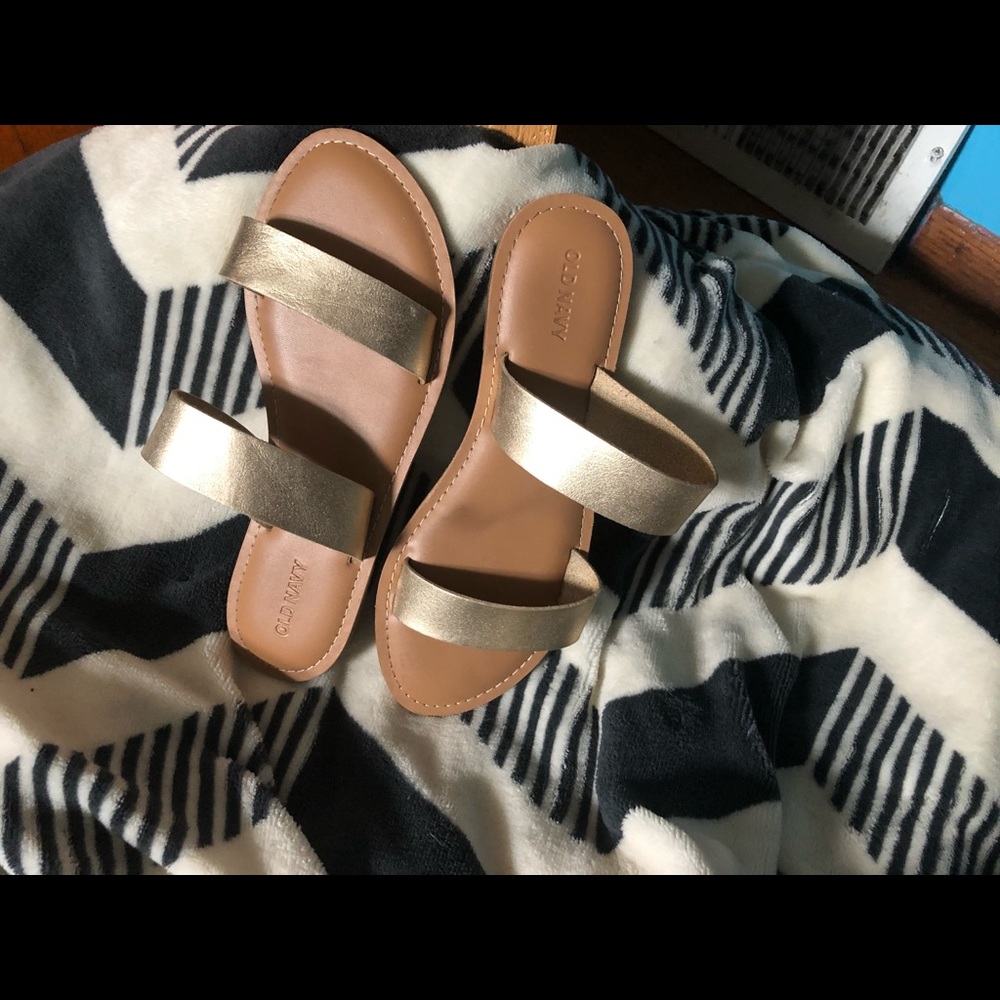 Gold sandals